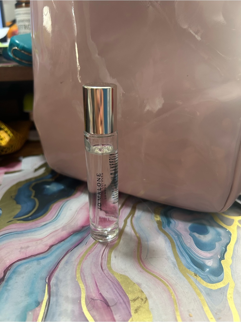 Jo Malone Travel Spray with Pink Accents